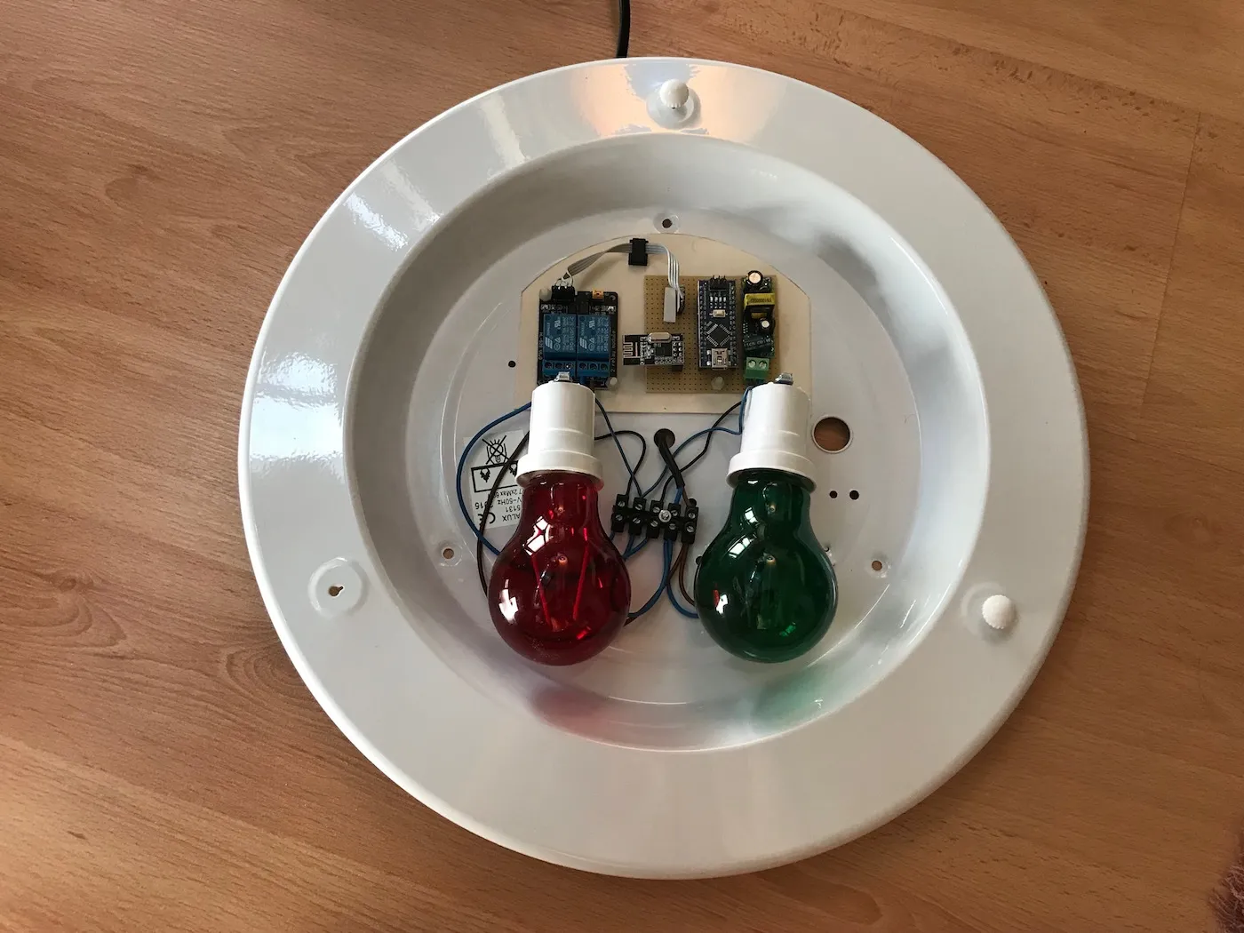 Same receiver electronics board enclosed from another angle