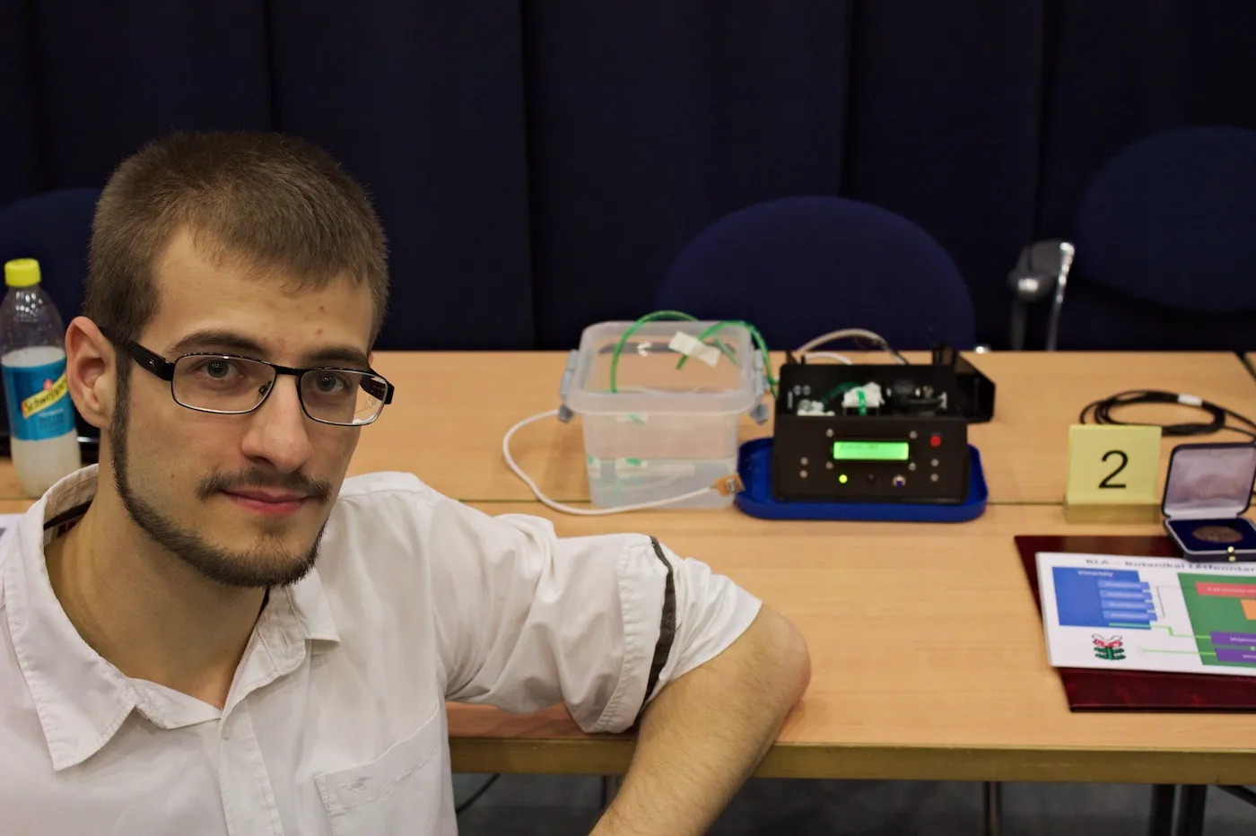 At the "Present your own gadget" competition