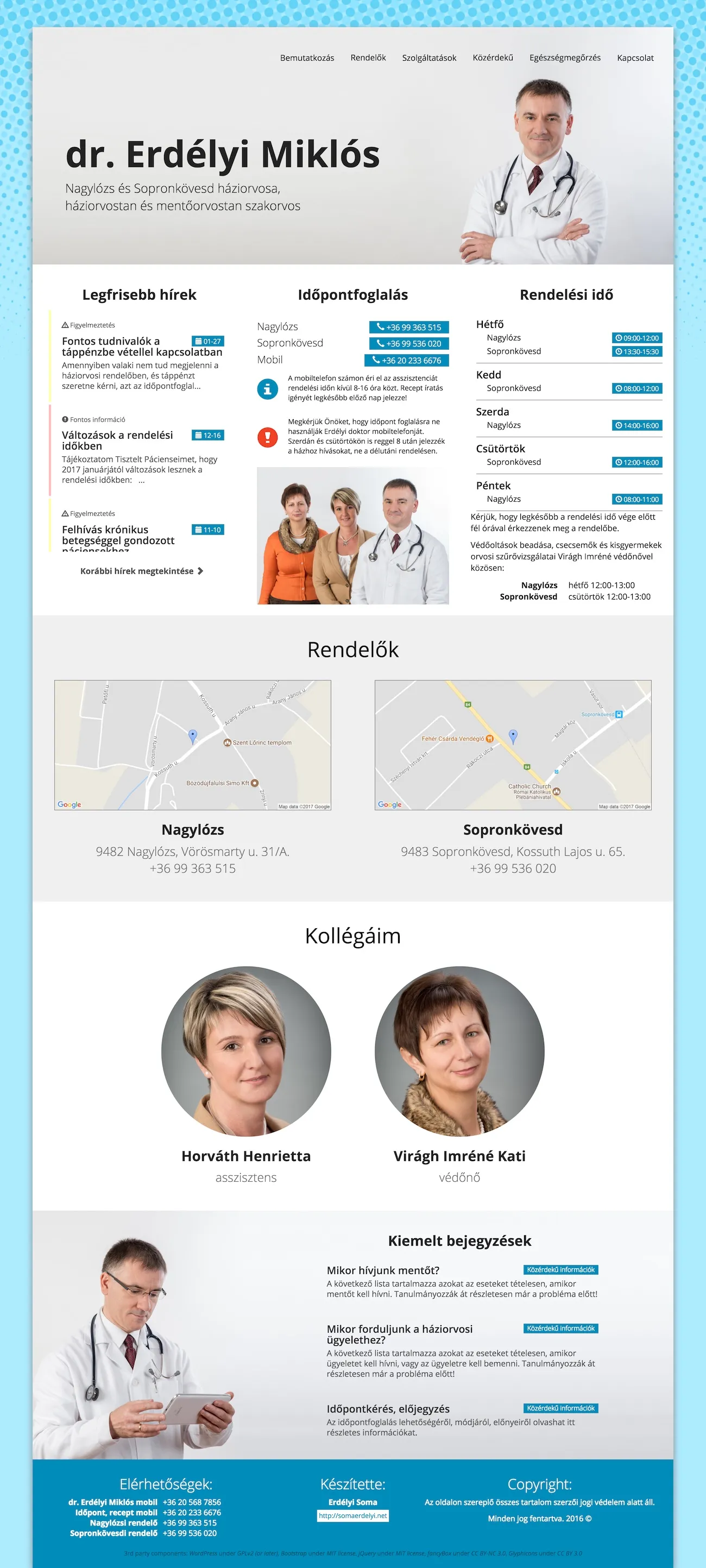 Complete welcome page