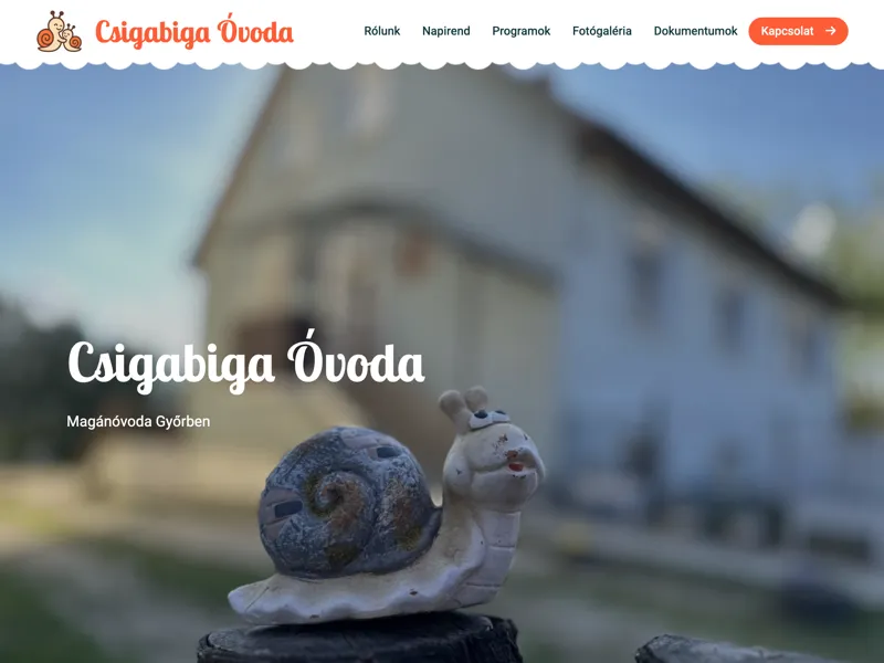 Design and implementation of a Hungarian kindergarten's website