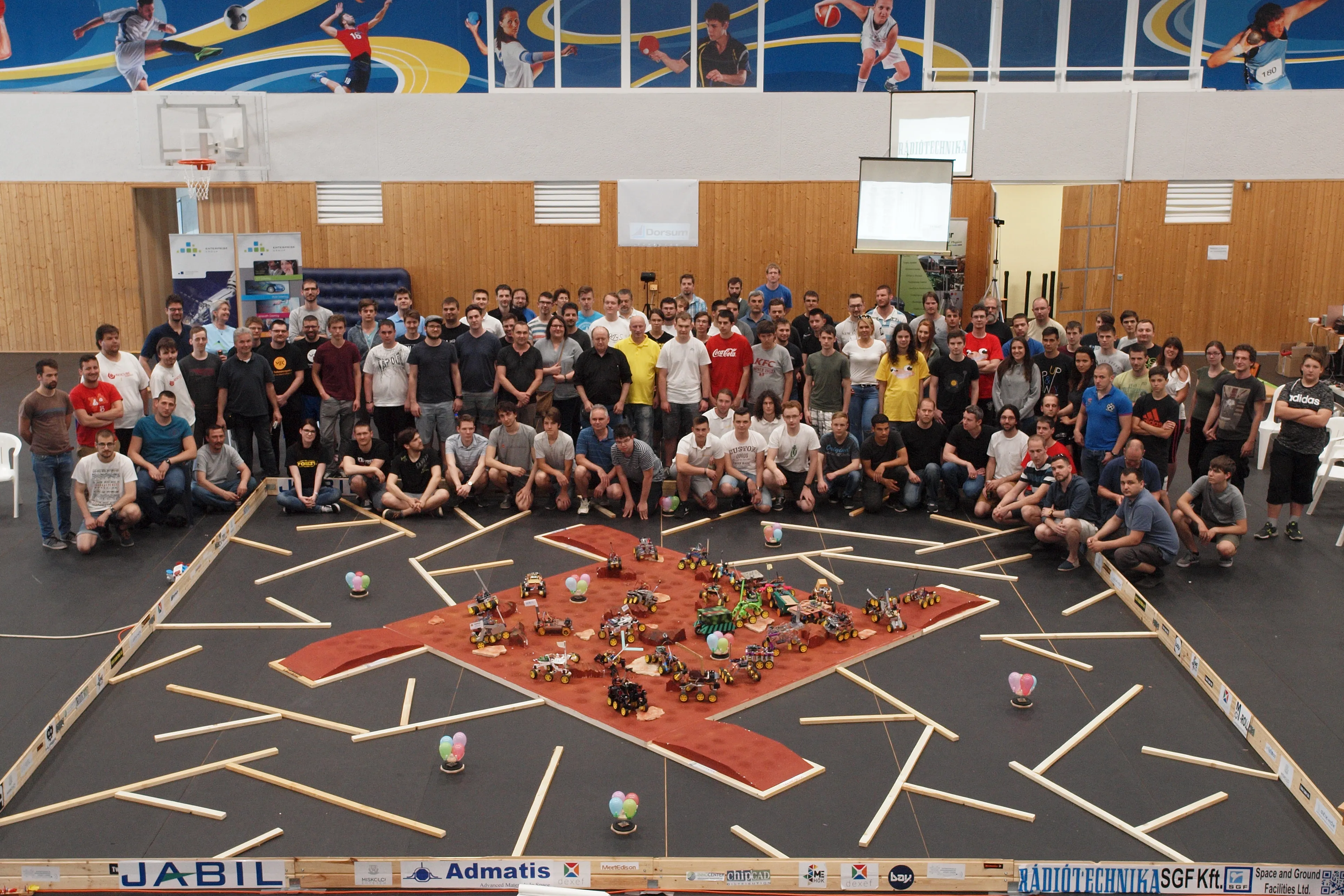 The official group photo of all participants of the 2018 competition