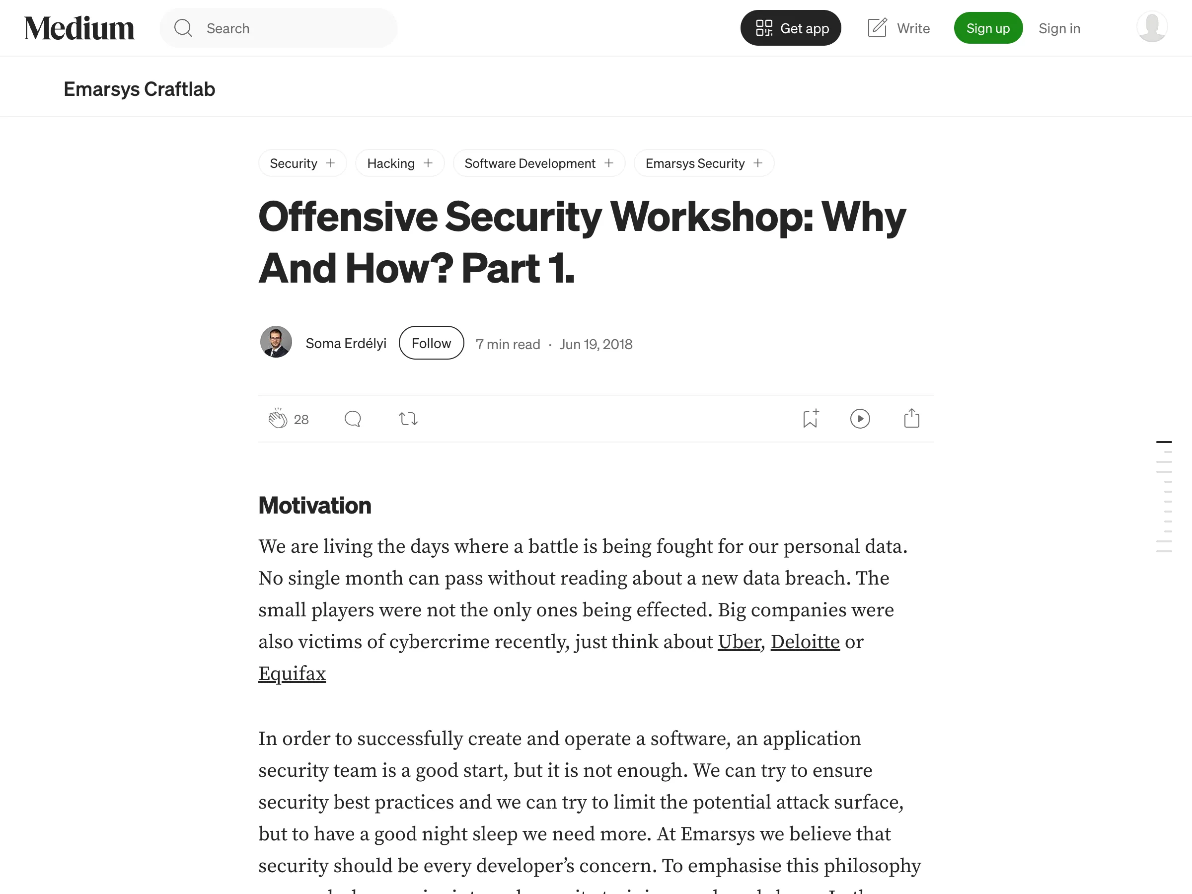 Cover illustration of Offensive Security Workshop: Why and How? Part 1.