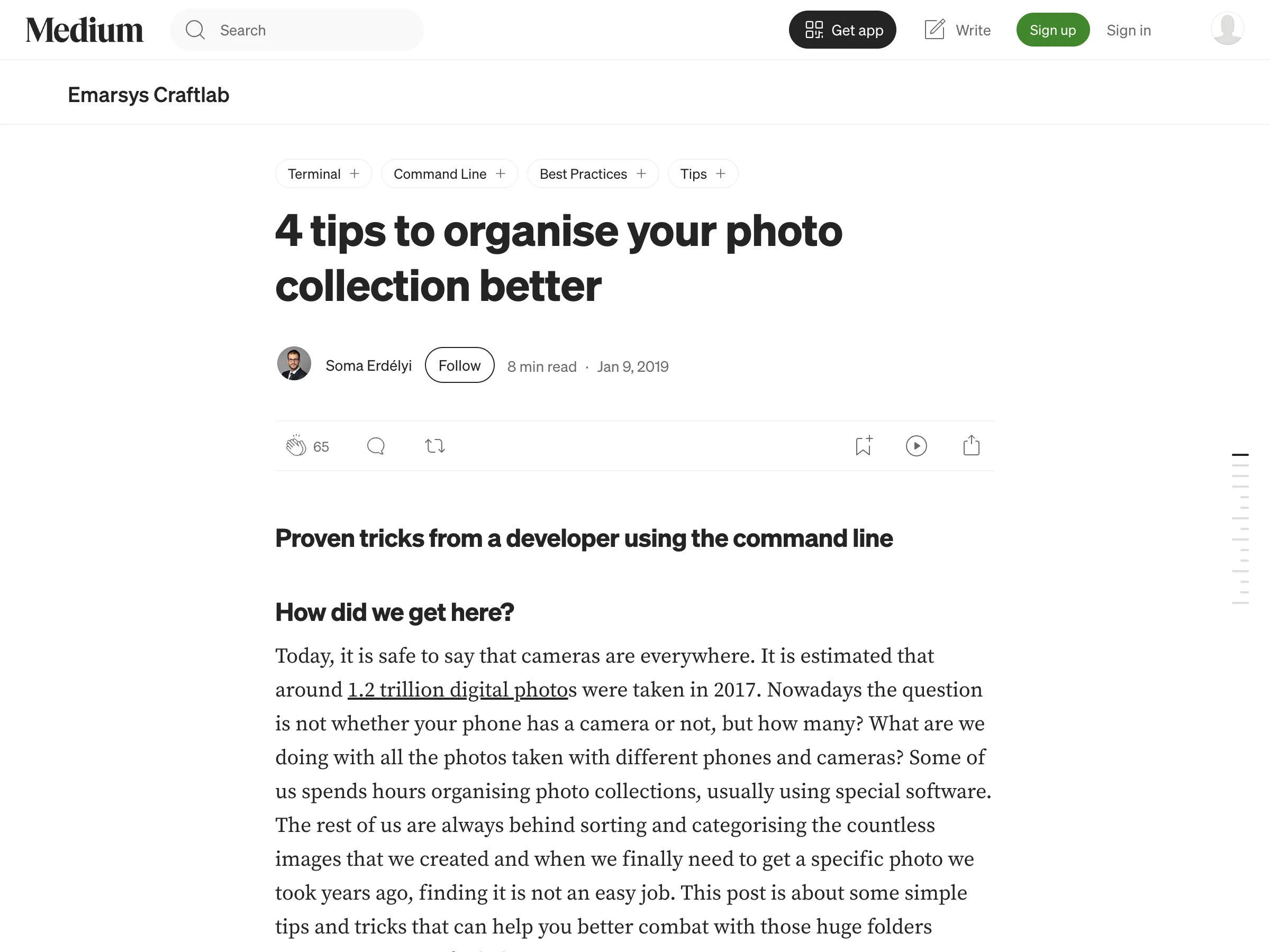 Cover illustration of 4 tips to organise your photo collection better