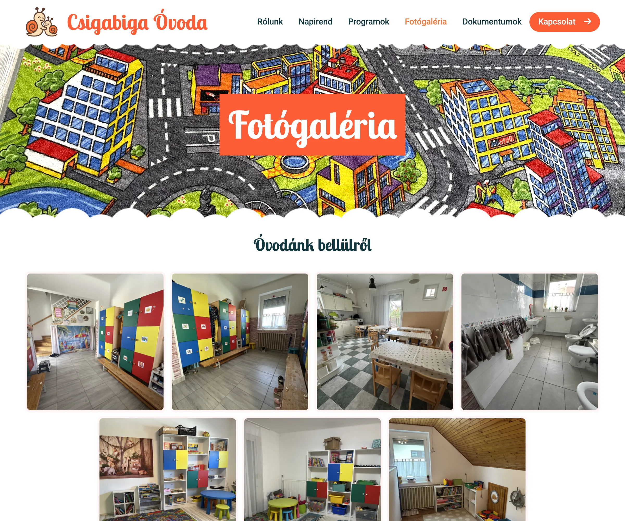 Photo gallery page