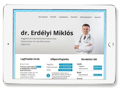Design and implementation of a family doctor practice's website