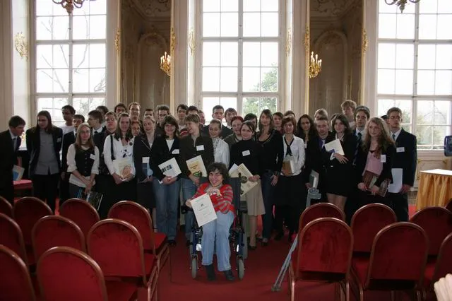 Group photo of the award winners at the national round of the TUDOK conference